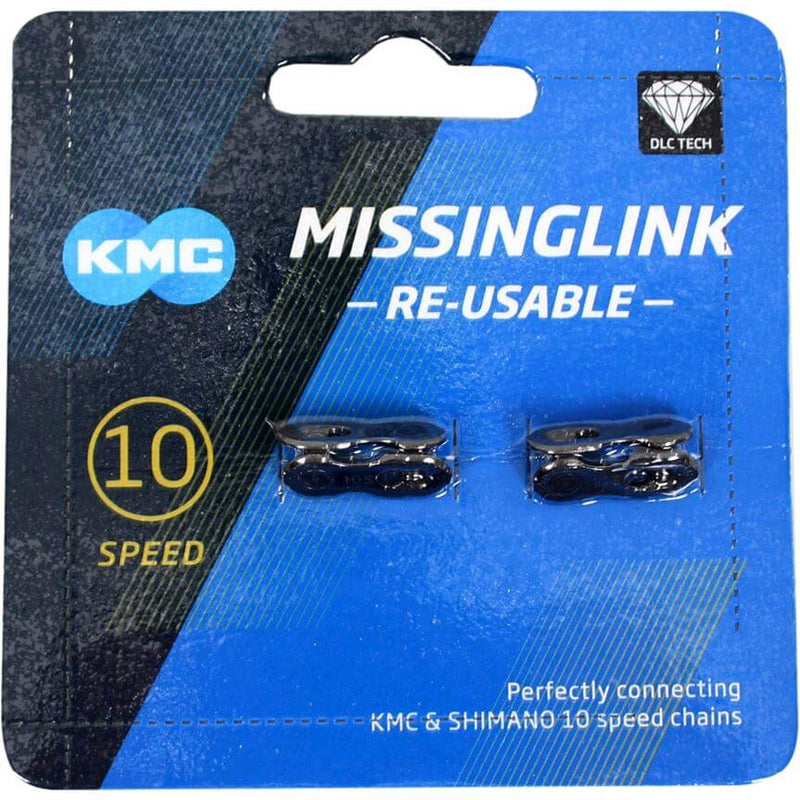 Load image into Gallery viewer, KMC MissingLink 10 DLC - 10-speed kettingverbinder, 5.88 mm, zwart

