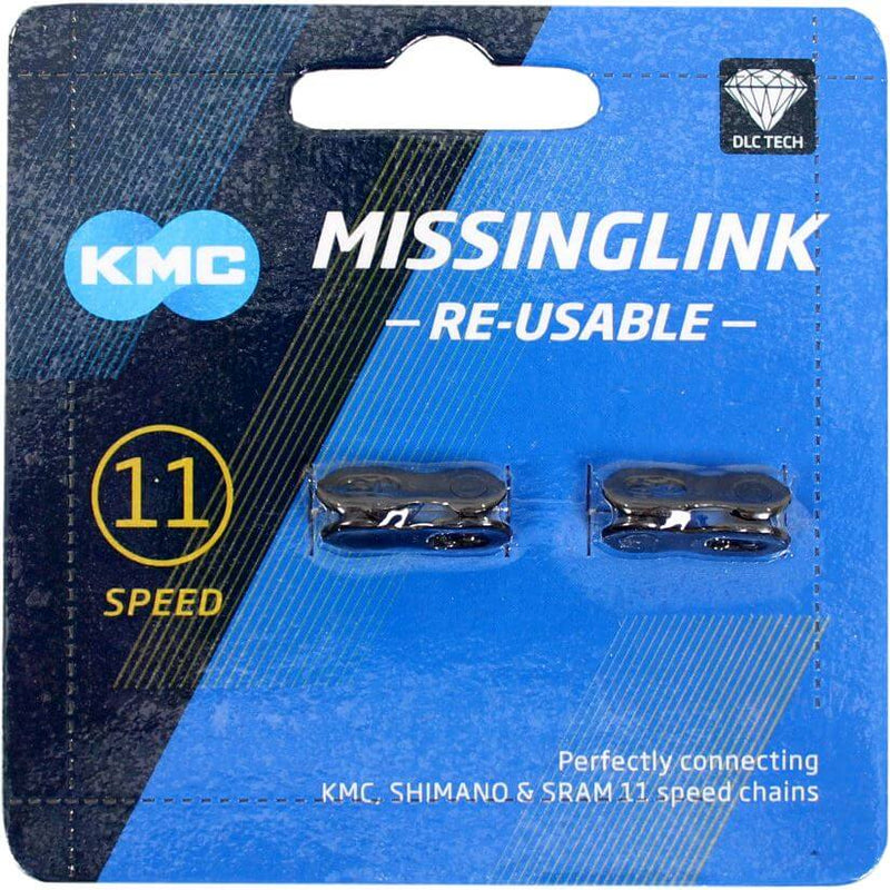 Chargez l'image dans la visionneuse de la galerie, KMC MissingLink 11 DLC - 5.65mm - ZwartKMC - Fietskettingverbinder
