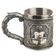 Decoratieve middeleeuwse ridder drinkbeker