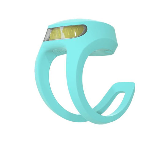 Knog frog usb front - awesome aquamarine