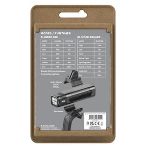 Knog blinder pro 900 blinder rear - square