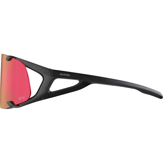 Alpina sports sportbril hawkeye qv mat zwart