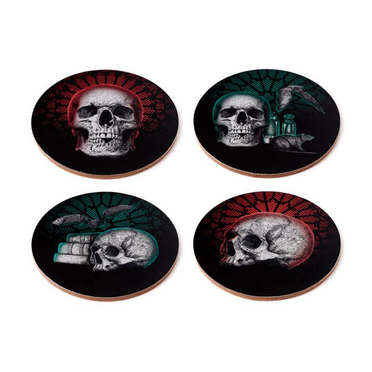 Gothica set 4 onderzetters