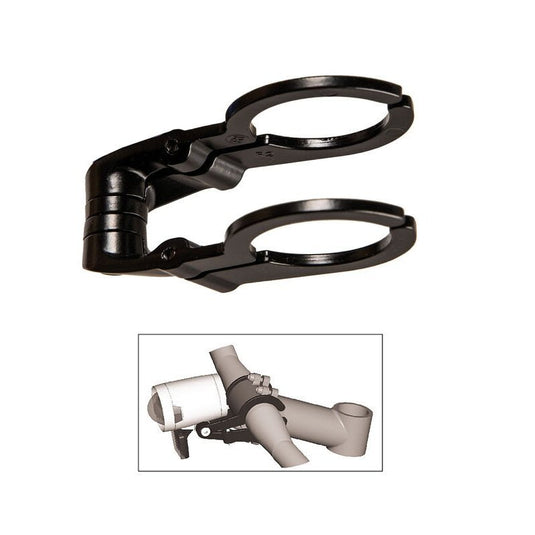 Herrmans koplampbeugel fl-brk 31,8mm aluminium zwart