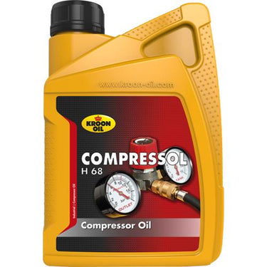 Kroon-oil compressol h 68 - compressorolie - hoge oxidatiestabiliteit - 1 liter - transparant