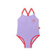 Iconic tones | paars meisjes uv badpak