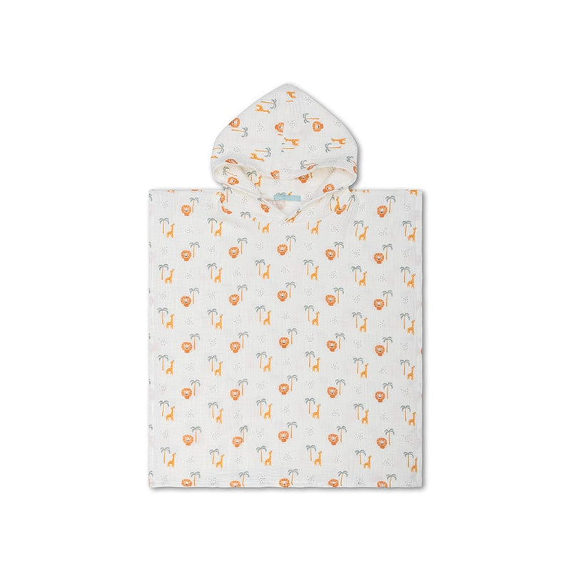 Load image into Gallery viewer, Jungle | meerkleurige hydrofiele strandponcho 65 x 65 cm
