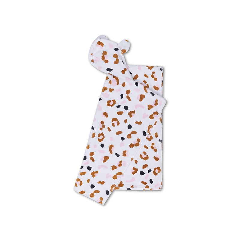 Load image into Gallery viewer, Leopard | kaki strandponcho 65 x 65 cm
