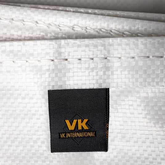 Vk fietsbeschermhoes (2) classic wit met ringen