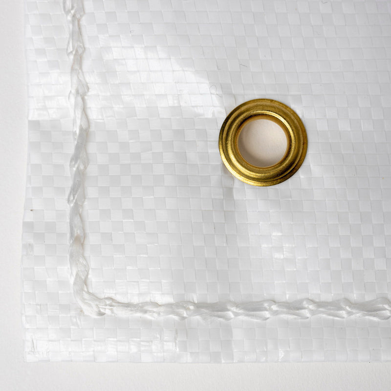 Load image into Gallery viewer, Vk fietsbeschermhoes (2) classic wit met ringen

