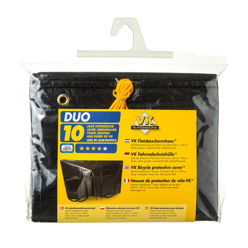 Load image into Gallery viewer, Vk duo fiets pyjama hoes overtrek zwart
