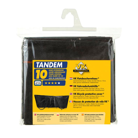 VK Tandem Luxe Fietshoes - 300cm zwart