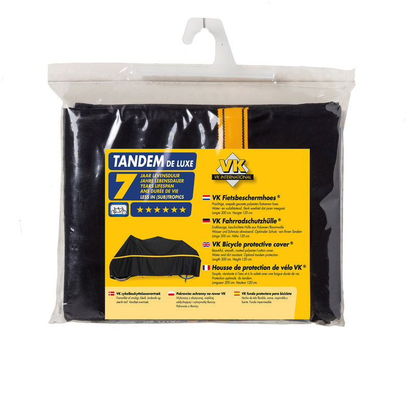 Afbeelding laden in galerijviewer, Vk international fietshoes tandem de luxe bike cover vk intern. tandem de luxe black
