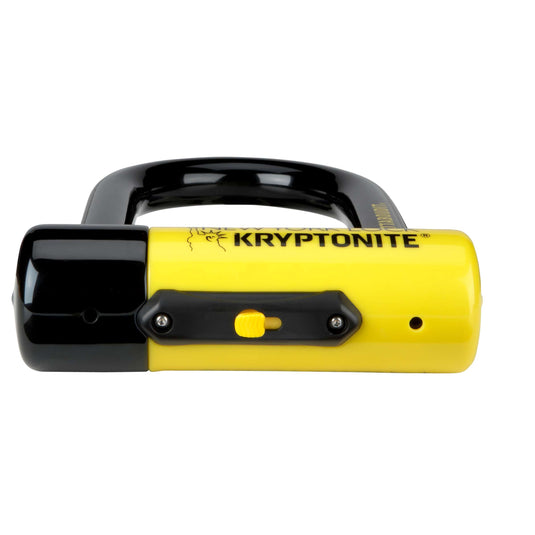 Kryptonite new york fahgettaboudit mini beugelslot s cooter – art-4 – motor, scooter, elektrische fietsen – 215,3 x 8,3 cm – geel