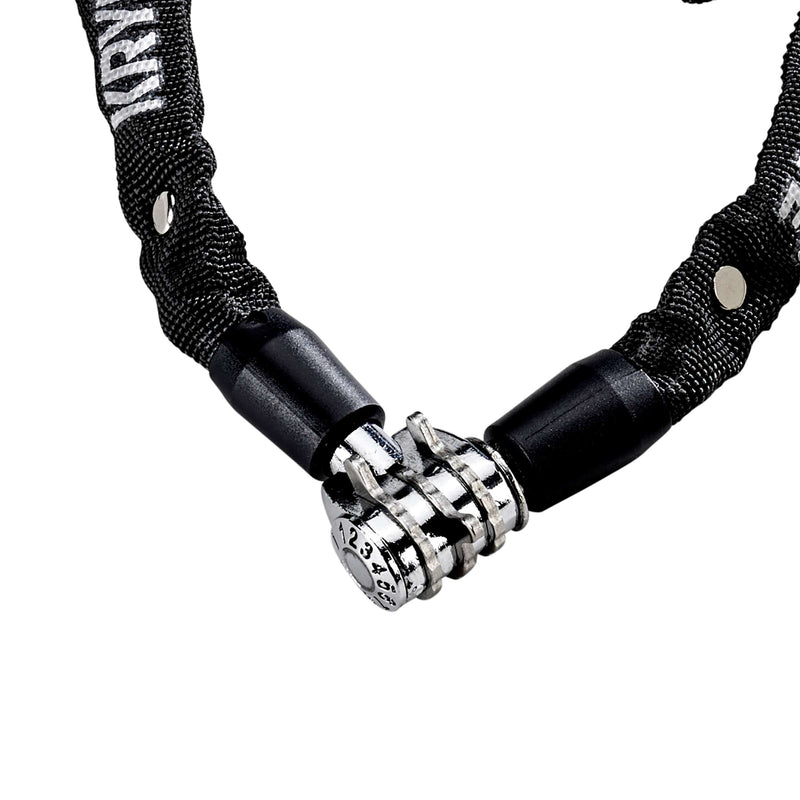 Afbeelding laden in galerijviewer, Kryptonite keeper 465 cijferslot - ketting met geïntegreerd combinatieslot – kettingslot fiets – fietsslot elektrische fiets – 65 cm – staal – zwart
