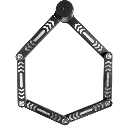 Kryptonite vouwslot met houder kryptolok 85 cm staal zwart