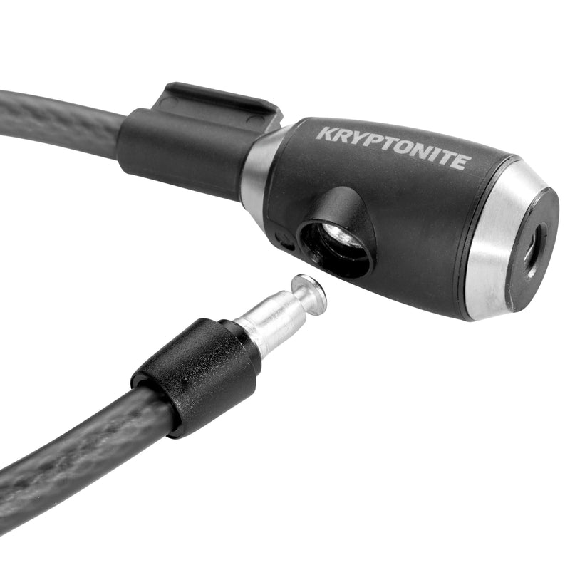 Afbeelding laden in galerijviewer, Kryptonite kabelslot kryptoflex combi 180 cm zwart
