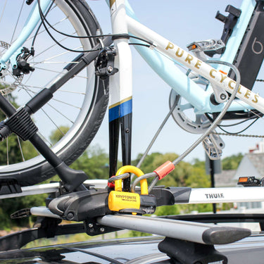 Kryptonite kryptoflex kabelslot – fiets - terras - teunmeubel - step - kinderwagen – kabel met dubbele lus – 120 cm – gevlochten staal