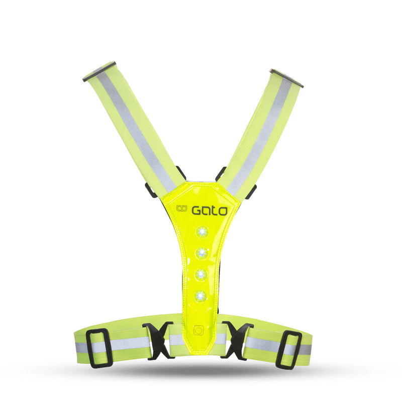 Load image into Gallery viewer, Gato safer sport led vest neon yellow one size
