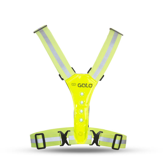 Gato safer sport led vest neon yellow one size