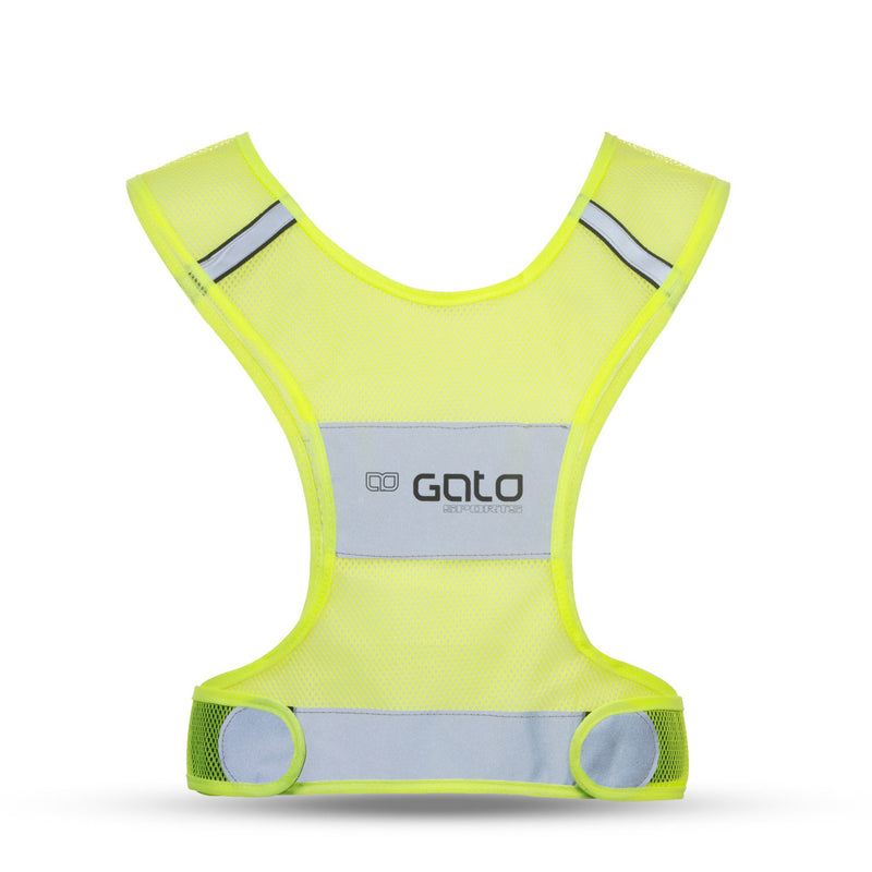 Load image into Gallery viewer, Gato X vest reflective neon yellow large
