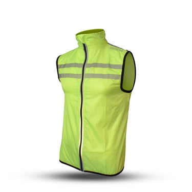 Gato Windbreaker mesh vest usb led neongeel maat XS