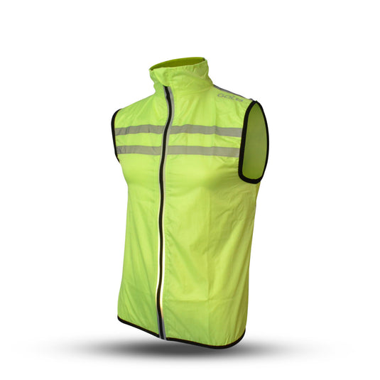 Gato Windbreaker mesh vest usb led neongeel maat XS