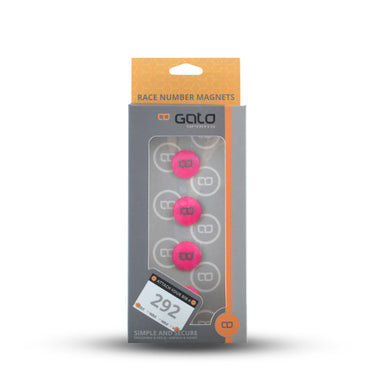 Gato magneet voor racenummers roze (4st)