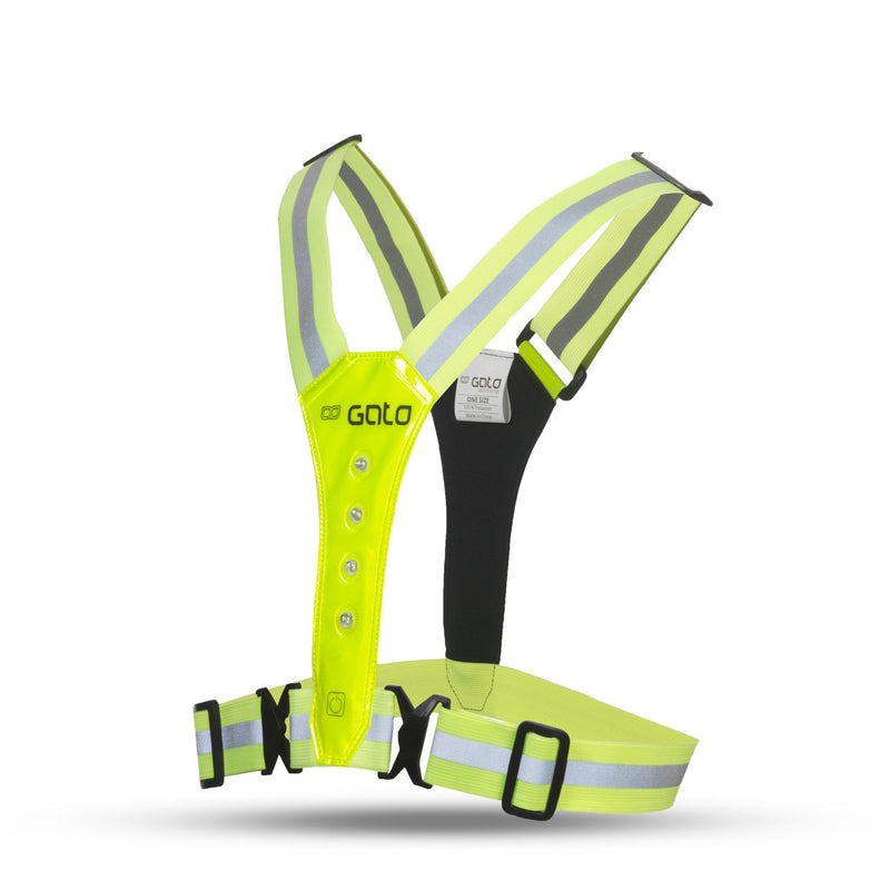 Load image into Gallery viewer, Outwet Safer sport led vest neon yellow one size
