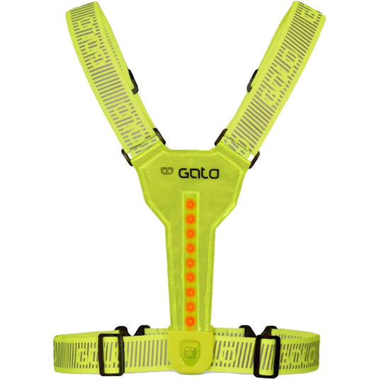 Outwet gato vest ultra led usb one size neon geel