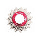Sunrace sluitring met kransjes 11v 11 13 15t zilver