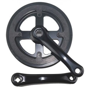 Hulzebos cycle parts b.v. lasco crankset 32t 140mm dubbele beschermrand zwart