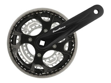 Sunrace - SunRace crankstel FCM300 -5mm 28-38-48 170mm m CG zw zi