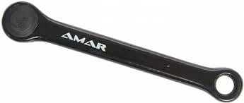 White label crank links 152mm staal zwart