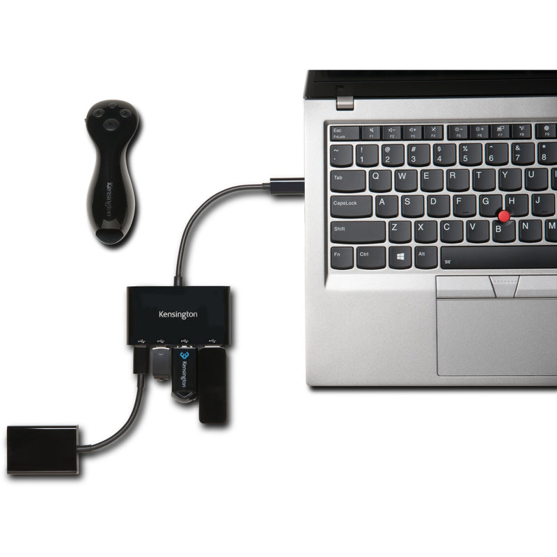 Load image into Gallery viewer, Kensington USB-C 4-Port Hub
