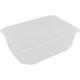 Kilobak 1000ml. pp wit 186x133x63mm (50 stuks)
