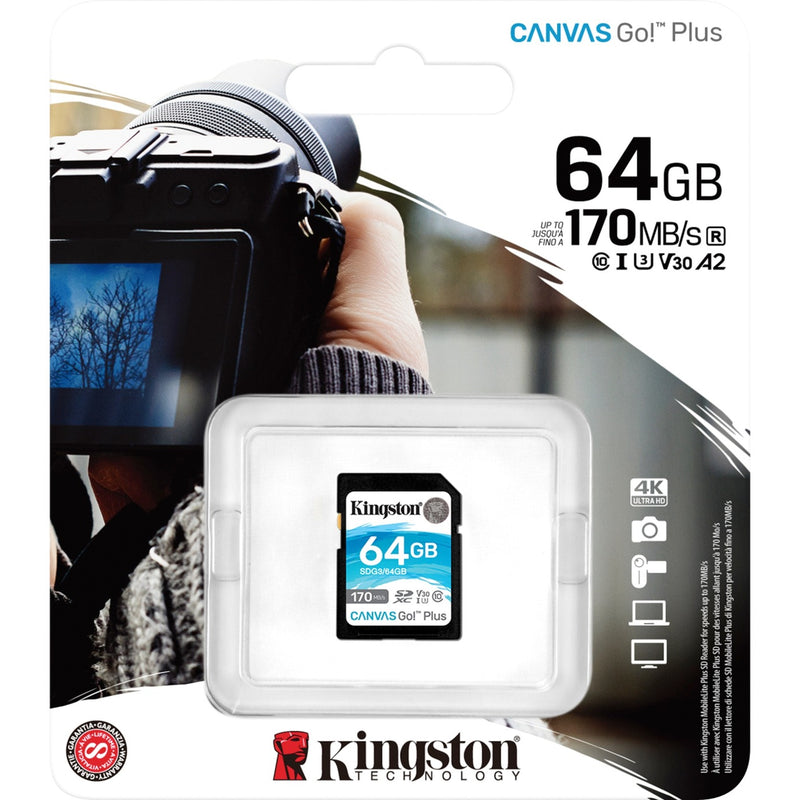Load image into Gallery viewer, Kingston Canvas Go! Plus SDXC 64 GB
