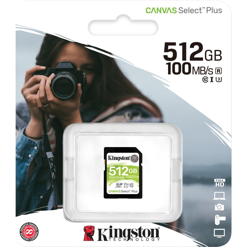 Load image into Gallery viewer, Kingston Canvas Select Plus SDXC 512 GB
