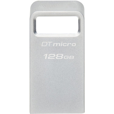 Usb-stick kingston datatraveler micro 128 gb zilver