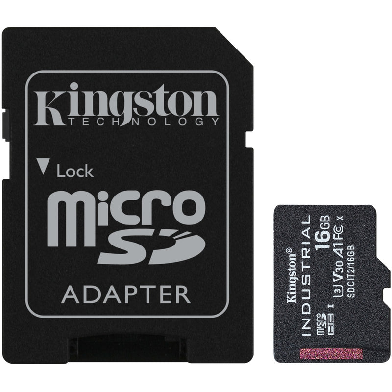 Chargez l'image dans la visionneuse de la galerie, Kingston Industrial microSDHC 16GB
