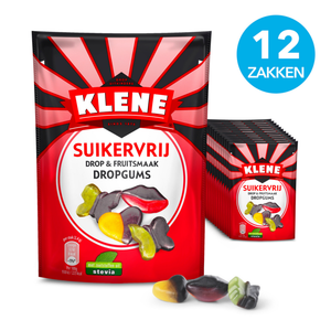 Klene suikervrij dropgums (12x 110gr)