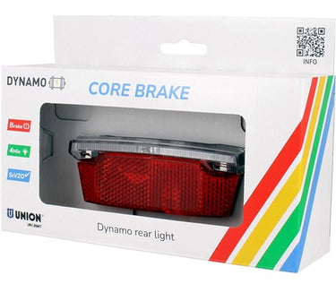 Union tail light dynamo core brake
