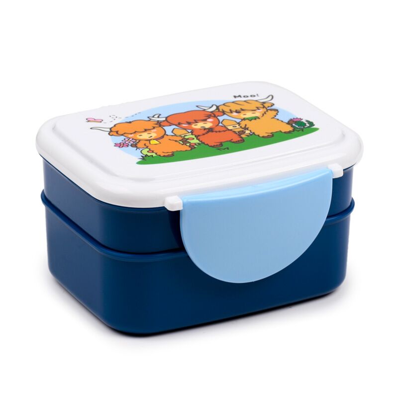 Load image into Gallery viewer, Adoramals highland coo koe clip bento box lunchtrommel
