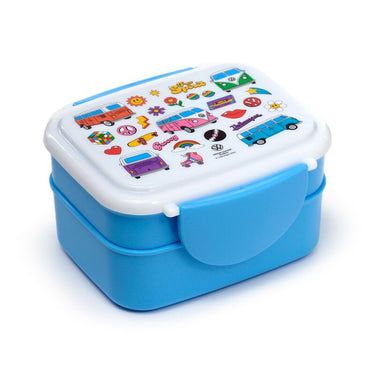 Union volkswagen busje vw t1 retro clip bento box met bestek