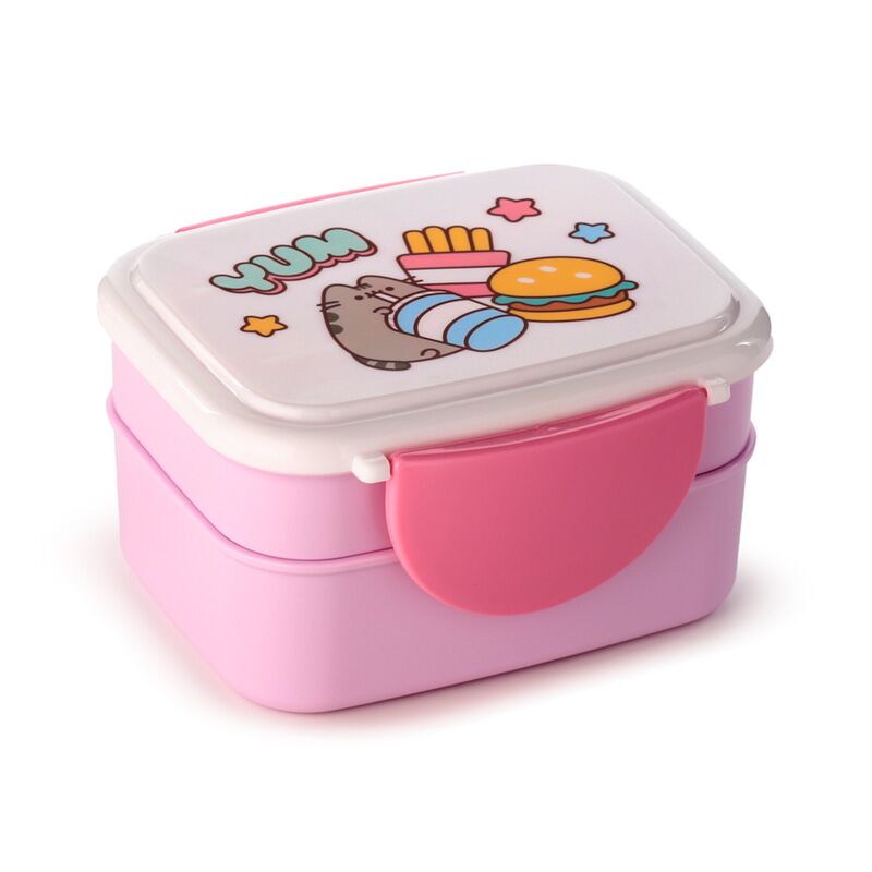 Load image into Gallery viewer, Union pusheen de kat core bento clip lock lunch box
