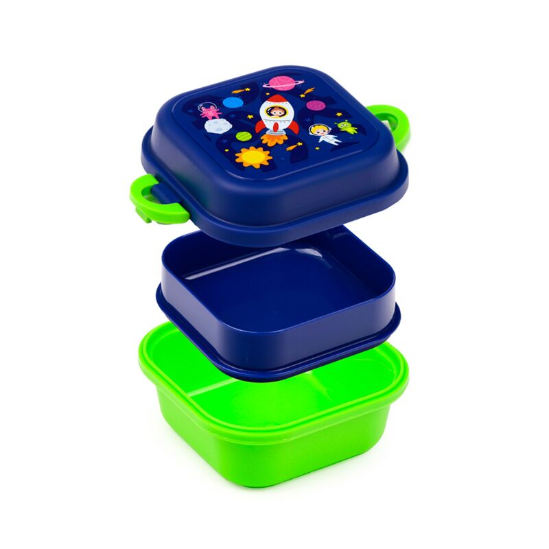 Load image into Gallery viewer, Astronauten clip bento box lunchtrommel

