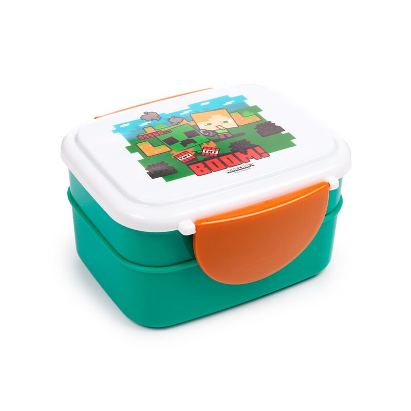 Load image into Gallery viewer, Union minecraft sss boom clip bento box lunchtrommel bestek

