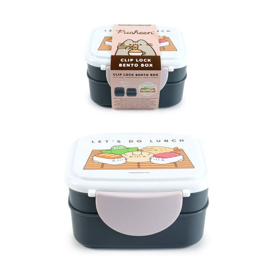 Union pusheen de kat sushi club clip bento box lunchtrommel bestek