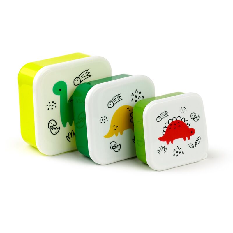 Load image into Gallery viewer, Set 3 lunch box s m l- dinosauria jr
