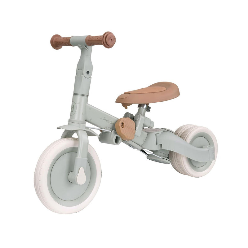 Afbeelding laden in galerijviewer, Little dutch driewieler met duwstang groen
